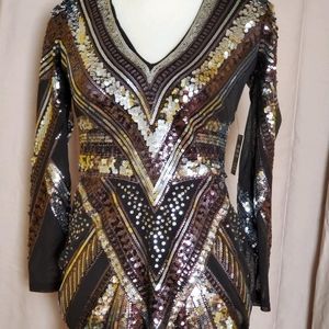 NWT Express sequin dress